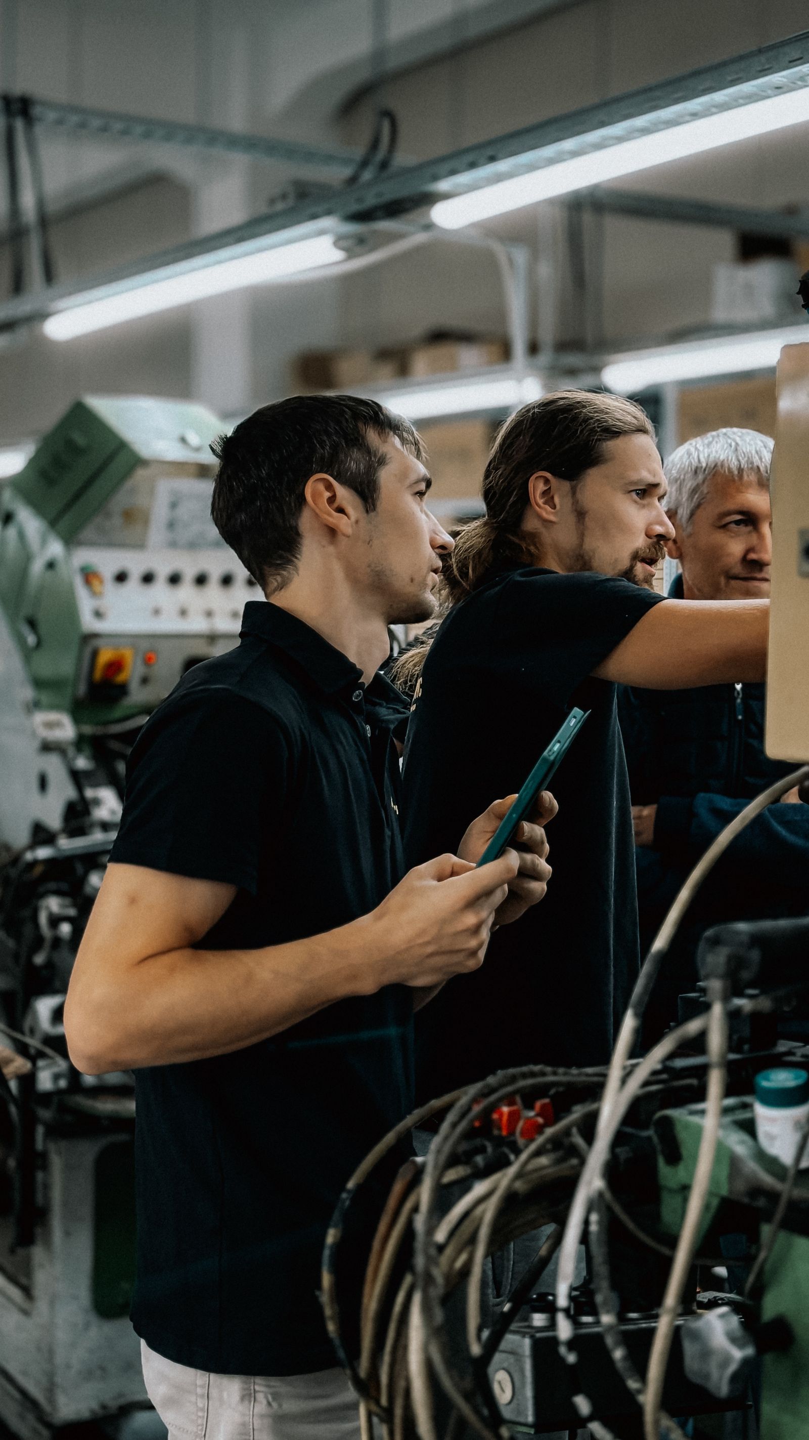 Team inom industri och produktion